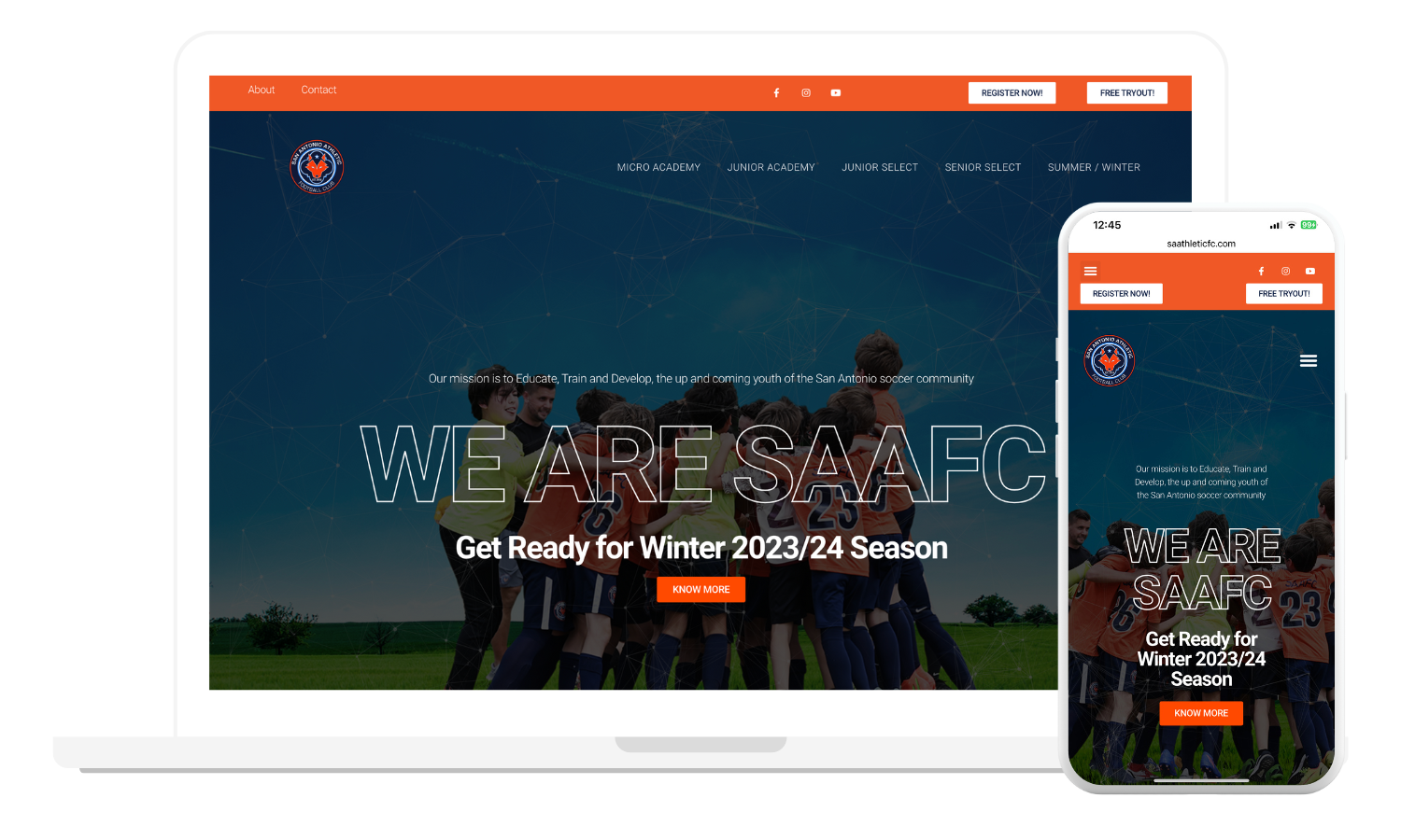 SAAFC Website